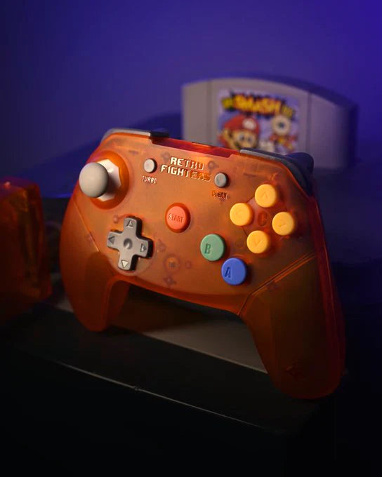 Brawler64 Wireless Edition Controller (Orange)