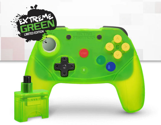 Brawler64 Wireless Edition Controller (Extreme Green) Limited Edition