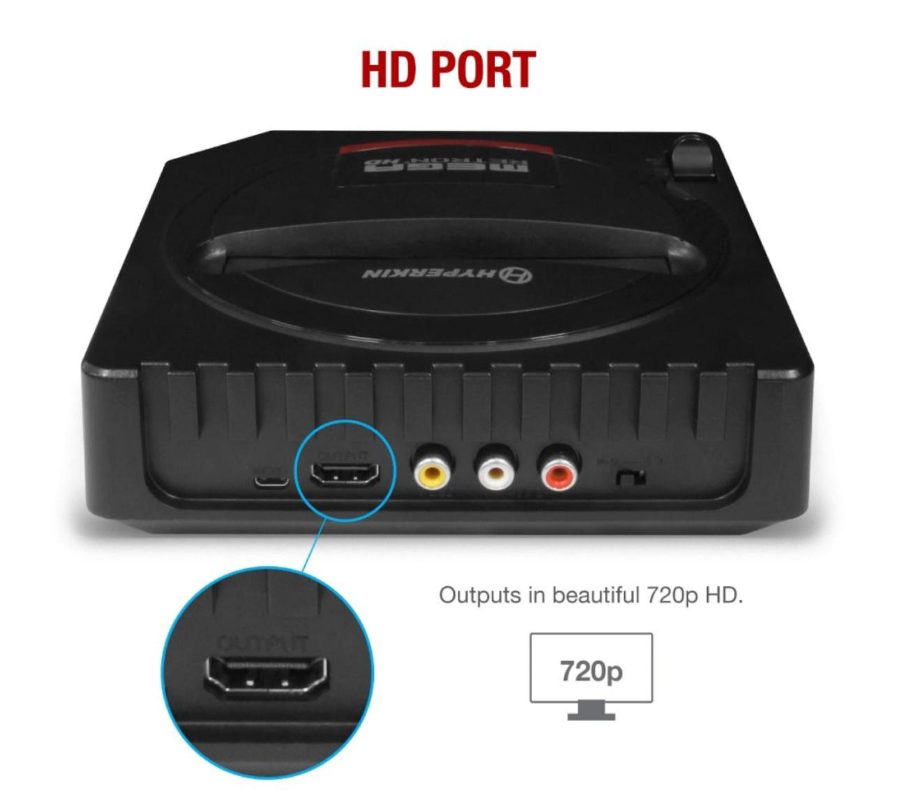 MegaRetroN HD Gaming ConsoleFor: Genesis® / Mega Drive (Back-order for early July)