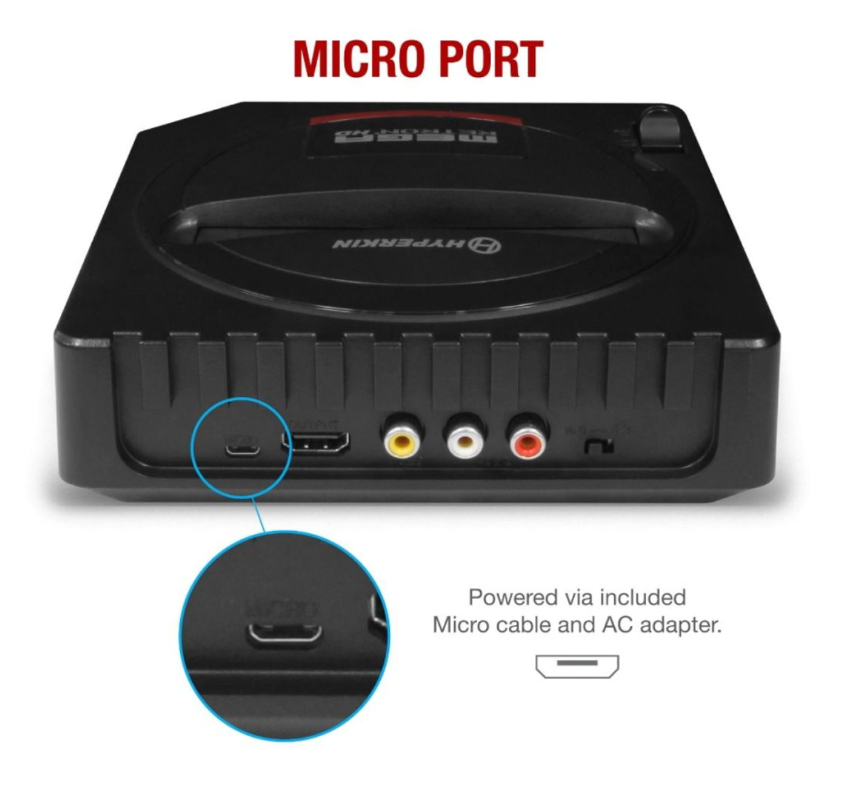 MegaRetroN HD Gaming ConsoleFor: Genesis® / Mega Drive (Back-order for early July)