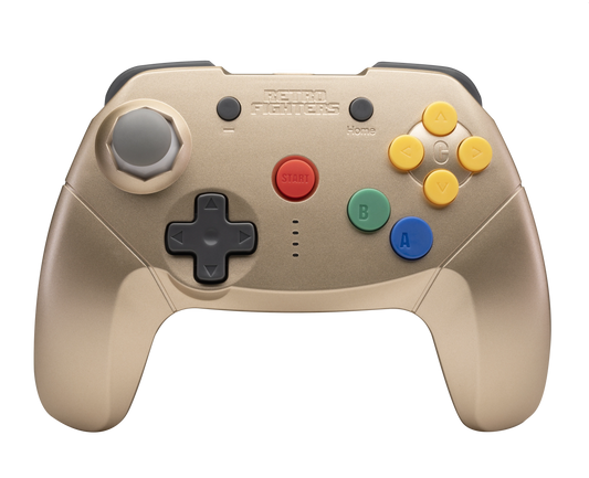 Brawler64 Bluetooth NSO Gold Limited Edition - Switch Online Controller