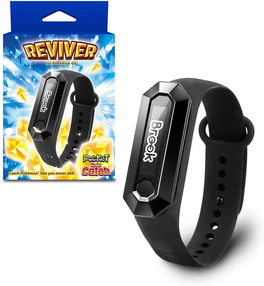 Brook Pocket Auto Catch Reviver - Auto Spin Catching Pocket Monster, Collecting Items, Upgrade Evolve, Wristband Bracelet Accessory, Waterproof Dustproof